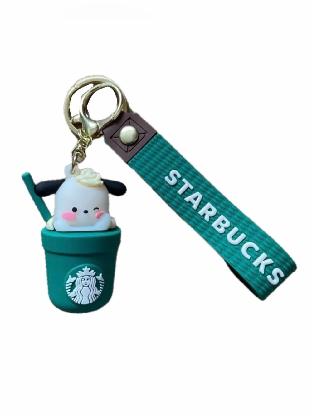NWOT Pocha Starbucks-Style Keychain in a Cup